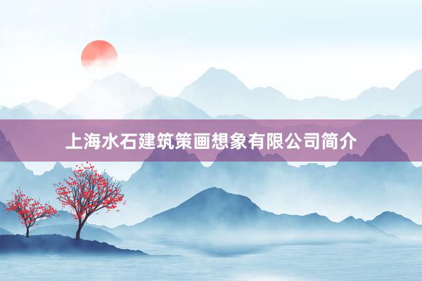 上海水石建筑策画想象有限公司简介